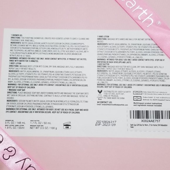Body & Earth Rose Spa Gift NWT 2 for $20 - Picture 2 of 2